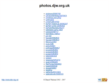 Tablet Screenshot of photos.djw.org.uk